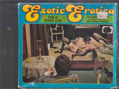 Exotic Erotica #6 Service Club, Regular 8mm Film Reel Vintage 071525AVHS