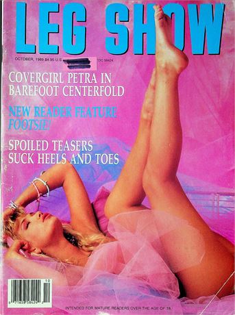 Leg Show Magazine Ft. Petra & Sucking Heels & Toes October 1989 101025RP-