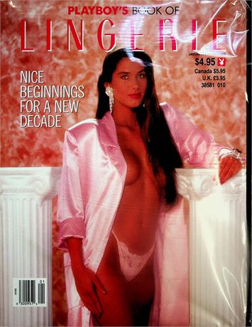 Playboy's Book Of Lingerie Magazine  Christina Herbert  January 1990 062725lm-p