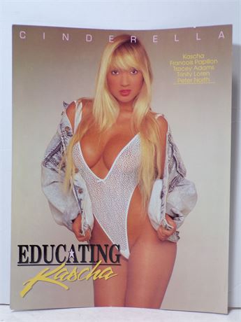 Peter North in Educating Kascha, Cinderella Video 1988 Ad Slick Sheet 051325WP-46