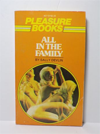 All in the Family by Sally Devlin, Paperback Book 1976 Pleasure 40112 052825WP