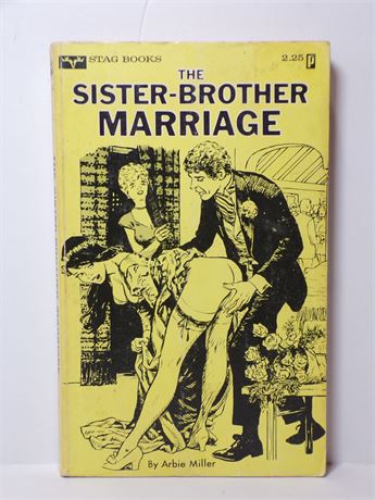 The Sister-Brother Marriage by Arbie Miller, Paperback Novel 1975 Stag 103 061125WP-37