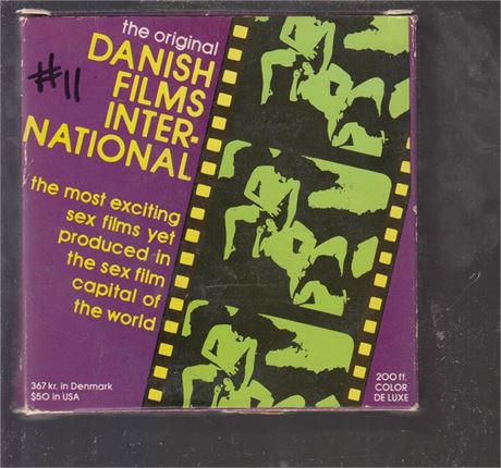 Danish Films International #11 Goody Box Regular 8mm B&W Film Reel Vintage 072525AVHS2