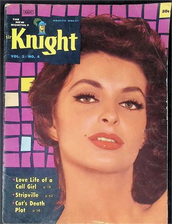 Knight Magazine ft. Leona Gage April 1962 102125AKP-18