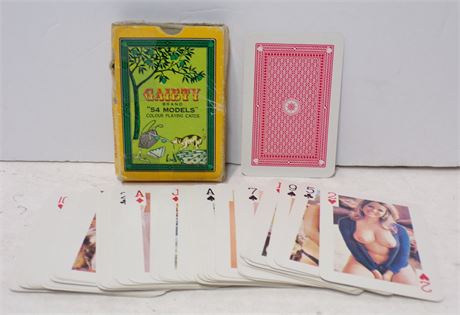 Gaiety No.2020 Vintage Adult Nude Model Playing Cards Complete Deck 052625WP