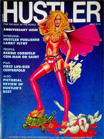 Hustler Magazine Anniversary Issue Ft Larry Flynt Interview July 1975 061225RP2-