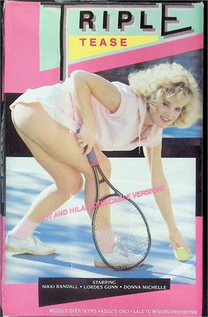Triple Tease ft. Nikki Randall, Lordes Gunn Adult VHS VIP 102825AKVHS3