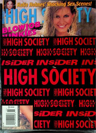 High Society Magazine Blowjob Junkies Ft. Maria & Suzette November 2001 Sealed 061425RP-