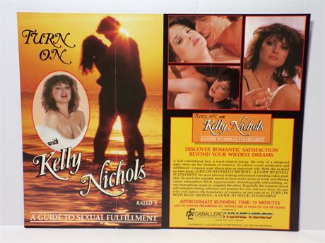 Turn On with Kelly Nichols, Caballero 1984 Video Promo Slick Ad Sheet 061925WP-43