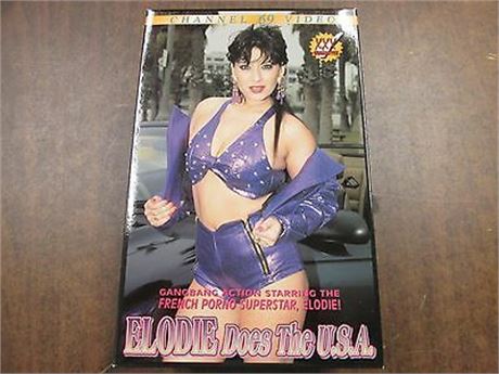 Elodie Does the USA Channel 69 Don Fernando Will France NM Adult VHS 070325WVHS3-DLIST