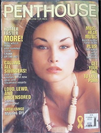 Penthouse Magazine ft. Avril Lavigne, Artie Lange June 2005 111025AKP-1