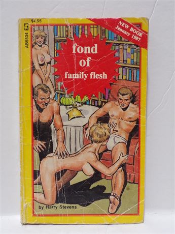 Fond of Family Flesh by Harry Stevens, Paperback Book 1987 Greenleaf AB5534 072825WP-25