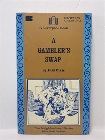 A Gambler's Swap by Allan Chase, Paperback Book 1973 Liverpool TNS-550 070925WP-44