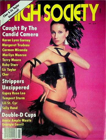 High Society Magazine Ft. Karen Lynn Gorney May 1981 080425RP-