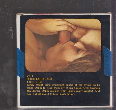 VIP #1 Secretarial Sex Geneva Lombardi Super 8mm Film Reel Vintage 072525AVHS
