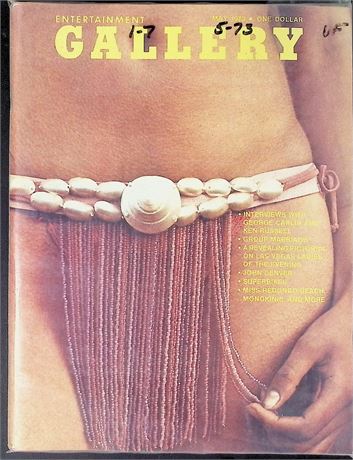 Gallery Magazine ft. George Carlin, Ken Russel May 1973 121925AKP-4