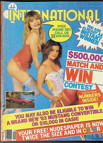 club International Magazine w/ Priscilla Volume 7 Issue 9 1983 011226AKP-25
