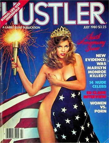 Hustler Magazine 6th Anniversary Issue Ft. Ed Clark July 1980 073025RP-