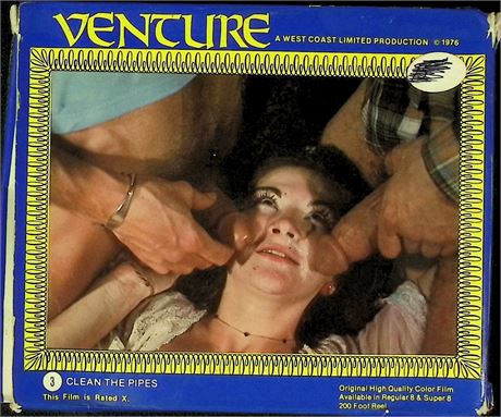 Venture #3 Clean the Pipes Adult Reg 8mm Film 121525AKVHS