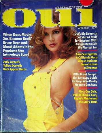 OUI Magazine Ft. Judy Larsen, Bruce Dern & Maud Adams April 1981 070525RP-