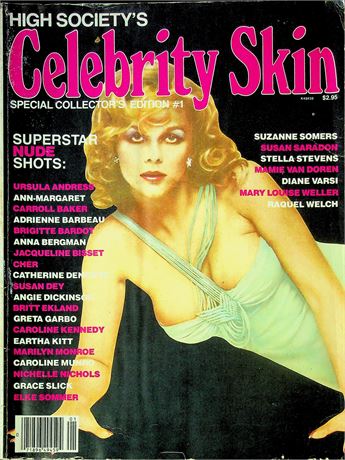 High Society's Celebrity Skin Magazine Ft. Suzanne Somers & Ursula Andress No.1 071325RP-