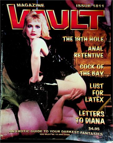 Vault Oversized BDSM Magazine The 19th Hole & Anal Retentive Issue No.1811 101025RP-