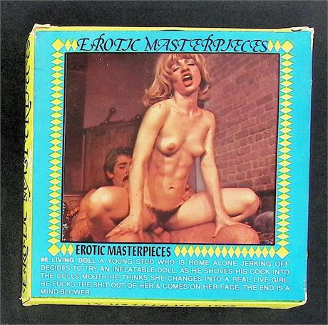 Erotic Masterpieces #6 Living Doll Reg 8MM Adult Film 090325AKVHS