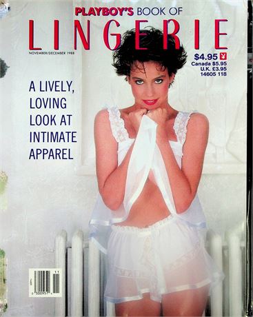 Playboy's Book Of Lingerie Magazine Intimate Apparel   November-December 1988   062725lm-p