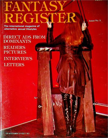 Fantasy Register Magazine No.5 1983 Direct Ads & Interviews 080625RP-