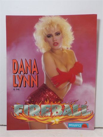 Dana Lynn in Fireball, Intropics Video 1988 Promo Slick Ad Sheet 051925WP-47