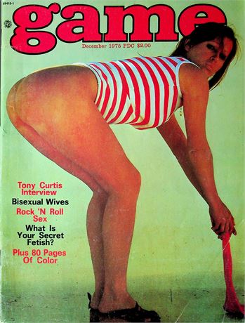 Game Magazine Ft. Tony Curtis & Clarissa December 1975 082125RP2-