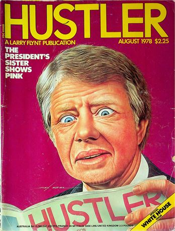 Hustler Magazine White House Special Ft. Jimmy Carter Cover August 1978 052725RP