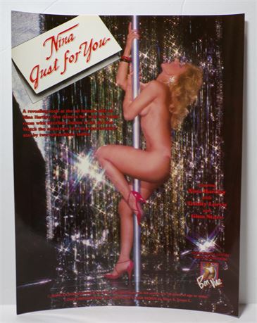 Nina Hartley in Nina Just for You, 1988 Bon Vue Video Promo Slick Ad Sheet 061925WP-87