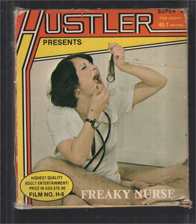Hustler H-6 Freaky Nurse Super 8mm Film Reel Vintage 062725CBVHS