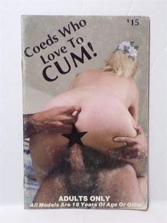 Coeds Who Love to CUM! Pocket Porn Special Vintage Magazine Pictorial ASO1-148