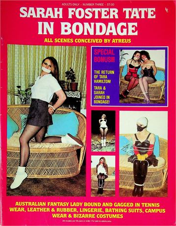 Sarah Foster Tate In Bondage Magazine Tara Hamilton & Sarah No.3 January 1985 061725RP-