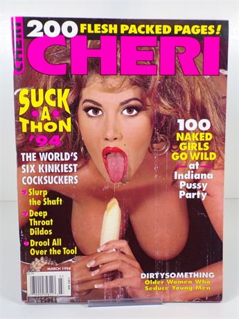 Cheri Magazine March 1994 Suck-a-Thon Shae Lynn Muff Diva 102725WP