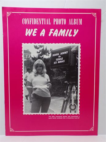 "We A Family" Debora Downey 1970's Sexploitation Film Press Kit Foldout 060425WP-132