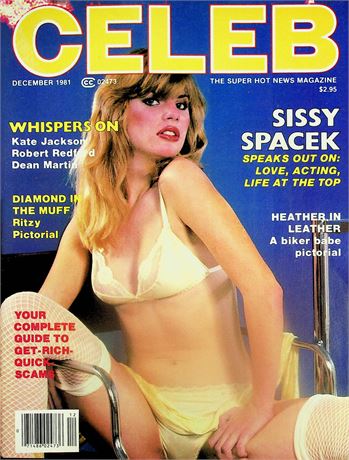 Celeb Magazine Covergirl Paula / Sissy Spacek  December 1981  062425lm-p