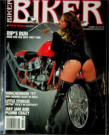 Biker Magazine Winchendon '97 No.160 July 1998 082325RP-