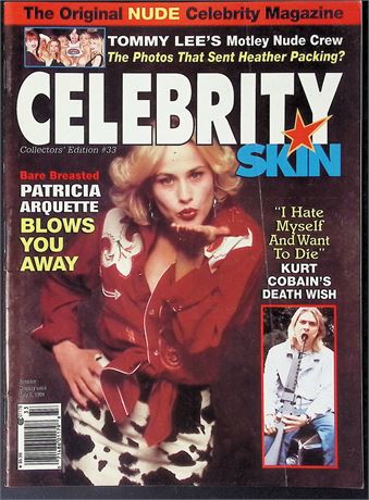 Celebrity Skin Magazine Collector's Edition #33 ft. Patricia Arquette June 1994 121625AKP-74