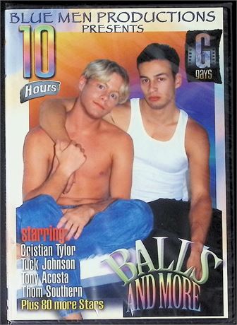 Balls and More ft. Cristian Tylor, Tuck Johnson 10-Hour Gay DVD Blue Men Prod 010526AKDVD