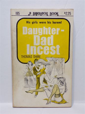 Daughter-Dad Incest by Thomas Shire, Paperback Book 1971 Brighton Book 185 071125WP-66
