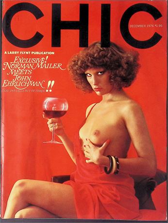 Chic Magazine ft. Norman Mailer, John Ehrlichman Dec 1976 121925AKP-42