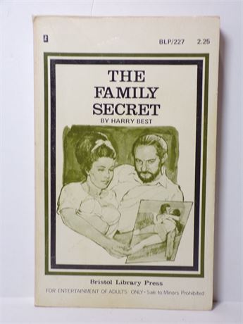 The Family Secret by Harry Best, Paperback Novel 1974 Bristol BLP/227 061225WP-4