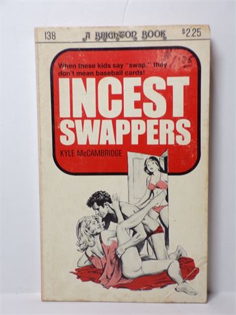 Incest Swappers by Kyle McCambridge, Paperback Novel Vintage Brighton Book 061125WP-48