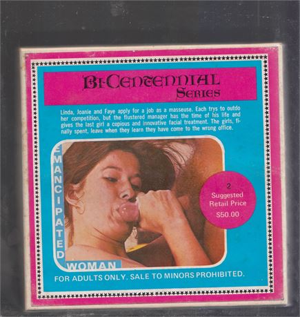 Bi-Centennial Series #2 Emancipated Woman, Regular 8mm Film Reel Vintage 071525AVHS