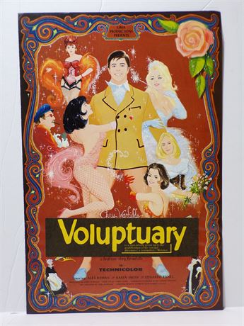 Voluptuary/Pinocchio Alex Roman 1970's Sexploitation Film One-Sheet Press Kit Foldout 060425WP-102
