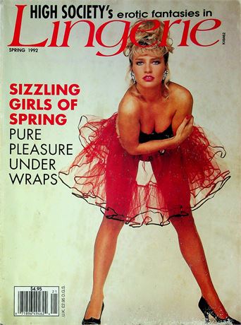High Society's Erotic Fantasies In Lingerie Magazine Spring 1992 080925RP-