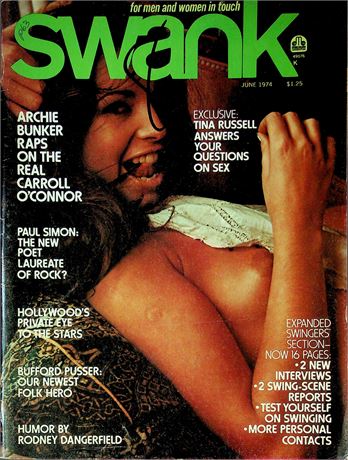 Swank Magazine Ft Carroll O' Connor & Tina Russell June 1974 061425RP2-